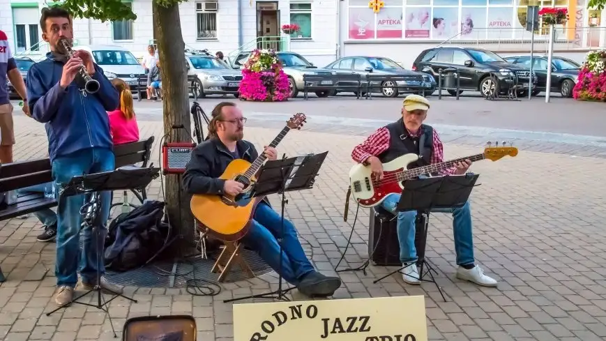 Grodno Jazz Trio w Mikołajkach 