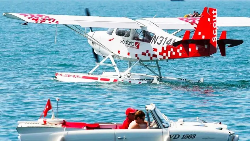 Wodnosamolot American Champion 8GCBC Scout po raz pierwszy zagości na Mazury AirShow