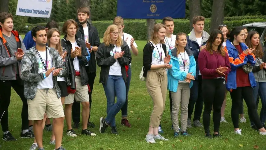 Rozpoczęcie Międzynarodowego Młodzieżowego Rejsu Żeglarskiego Po Wielkich Jeziorach Mazurskich - Mazury 2019