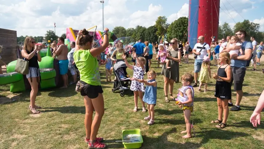 Piknik Rodzinny na plaży miejskiej w Giżycku 