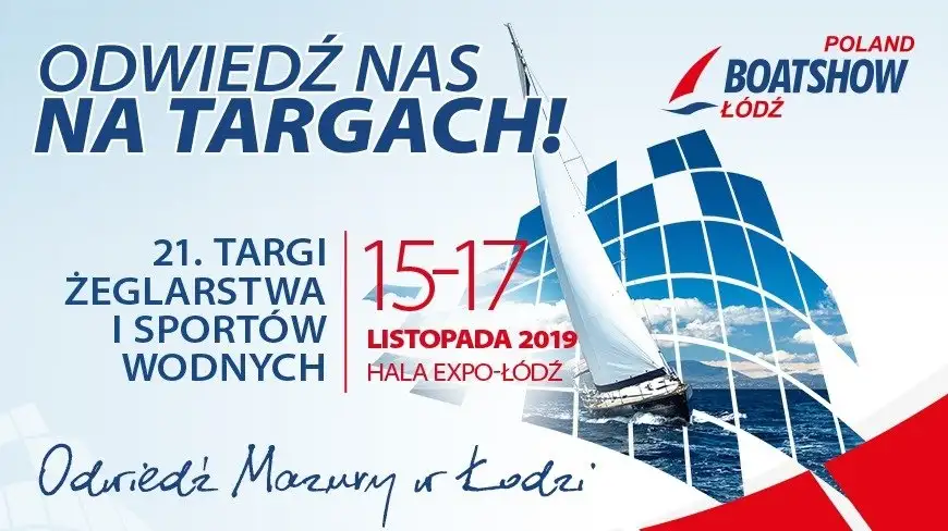 Odwiedź nas na Targach Boatshow 2019 w Łodzi
