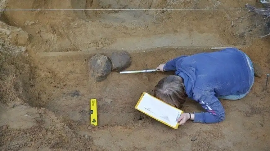 Kolejne odkrycia na zaginionym cmentarzysku Galindów na Mazurach
