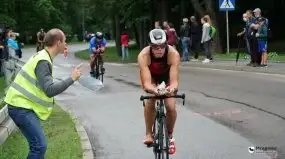 Zawody triathlonowe w Mrągowie