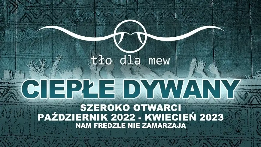 Kolacja, koncert, sauna, joga. Ciepłe dywany nadal grzeją w Tle dla Mew