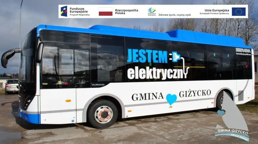 Giżycko na Mazurach zakupiło elektryczne autobusy