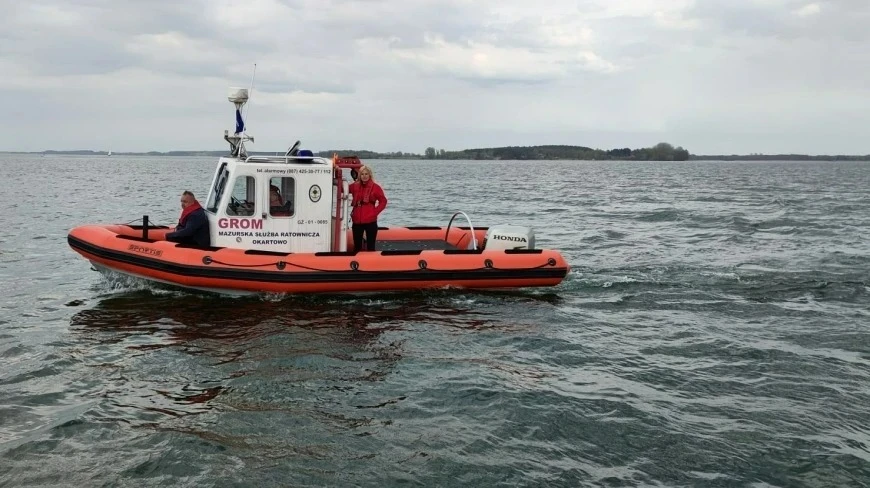 Mazurska Służba Ratownicza poszukiwała zaginionego kitesurfera