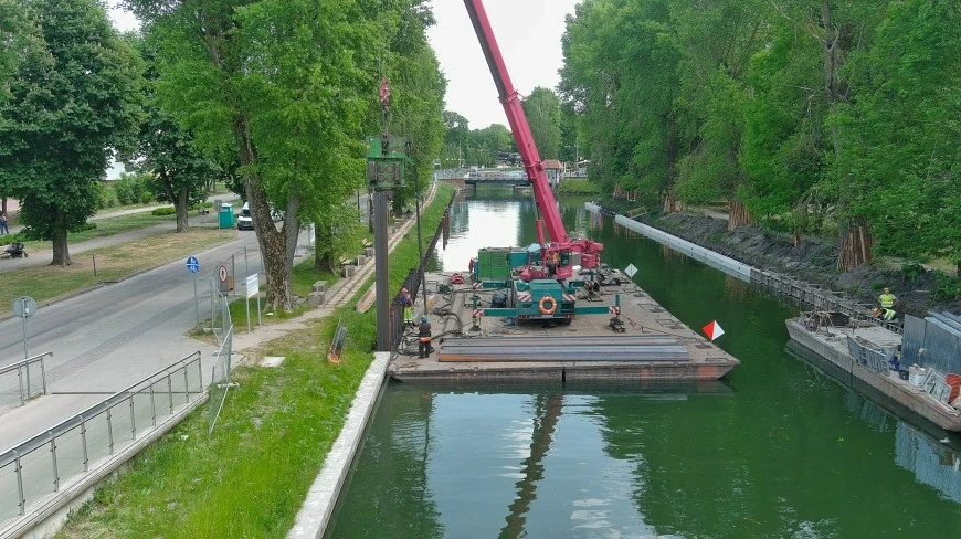 Modernizacja Kanału Łuczańskiego przekracza półmetek