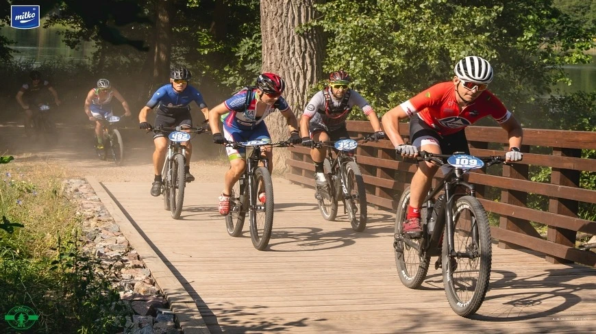 Wyścig o Jelenie Rogi w Rynie - kolejny etap Milko Mazury MTB