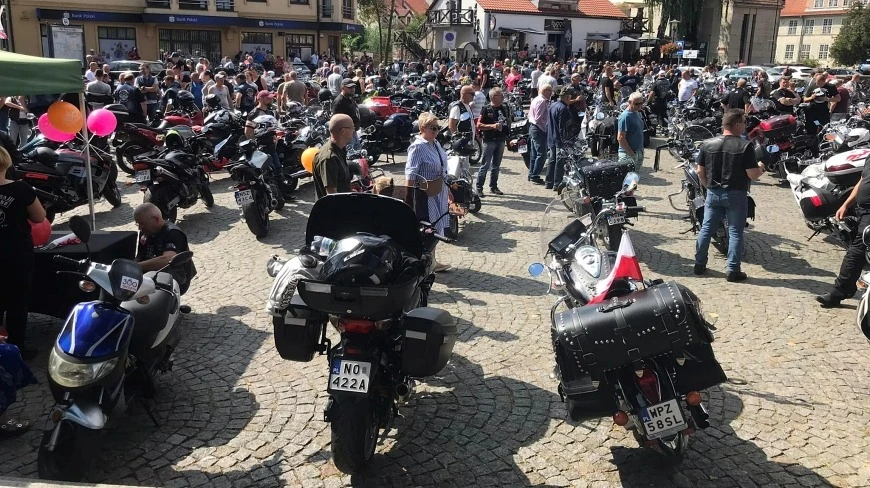 Motocykliści pojawili się w Szczytnie. Powodem była specjalna okazja