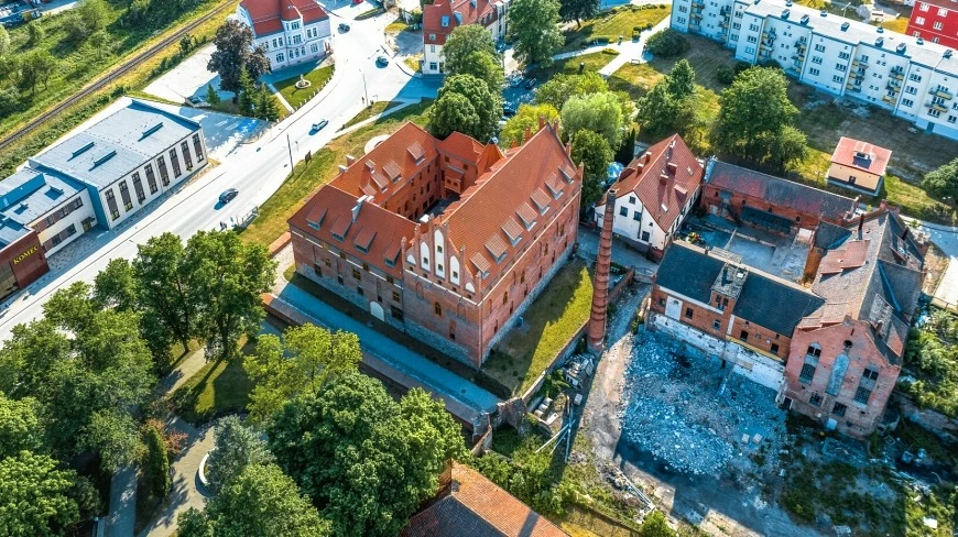 Zamek w Kętrzynie na Mazurach.