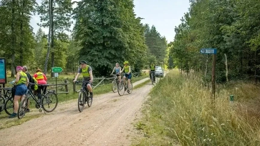 Miejsca przyjazne rowerzystom na Mazurach. Są nowe lokalizacje