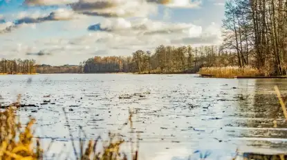 Eksperci biją na alarm. Jezioro Świętajno na Mazurach coraz bardziej wysycha