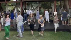 Ogródek Sztuki – jednodniowa interdyscyplinarna  wystawa mazurskich artystów