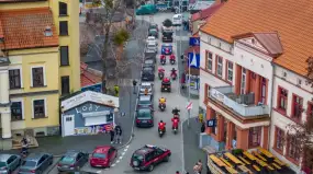 Parada Świętego Mikołaja w Mikołajkach na Mazurach