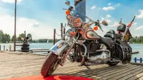 Jubileuszowy X Zlot Harley-Davidson w Marina Lester na Mazurach