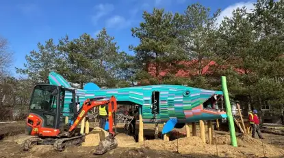 Gigantyczny szczupak symbolem nowej ery ochrony wód na Mazurach