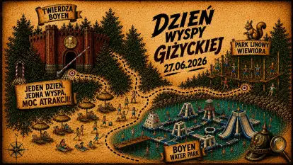 Wyspa Giżycka pełna atrakcji na rozpoczęcie sezonu wakacyjnego 