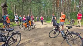 19 młodych europejczyków rusza rowerowym szlakiem dawnych Prus Wschodnich