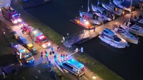 Wybuch gazu na jachcie w porcie Sztynort. Dwie osoby zostały ranne
