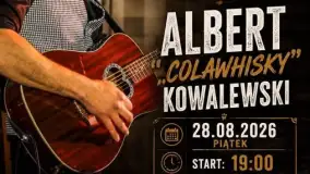 Piątek z muzyką na żywo w Karczmie w Węgorzewie. Albert „Colawhisky" Kowalewski zagra 28 sierpnia