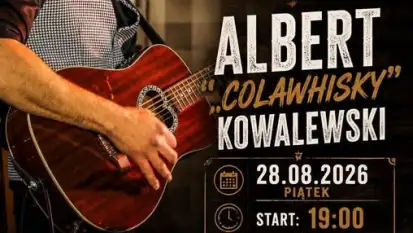 Piątek z muzyką na żywo w Karczmie w Węgorzewie. Albert „Colawhisky" Kowalewski zagra 28 sierpnia