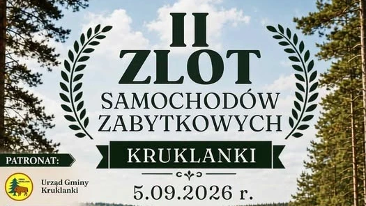 Dożynki w gminie Kruklanki z niespodzianką. 5 września zlot samochodów zabytkowych