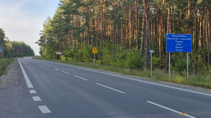 Nowa jakość drogi na Mazurach. Zakończyła się wielomilionowa inwestycja