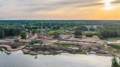 Był tartak będzie port. W Rucianem-Nidzie powstaje nowoczesna marina na 150 łodzi