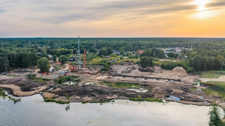 Był tartak będzie port. W Rucianem-Nidzie powstaje nowoczesna marina na 150 łodzi