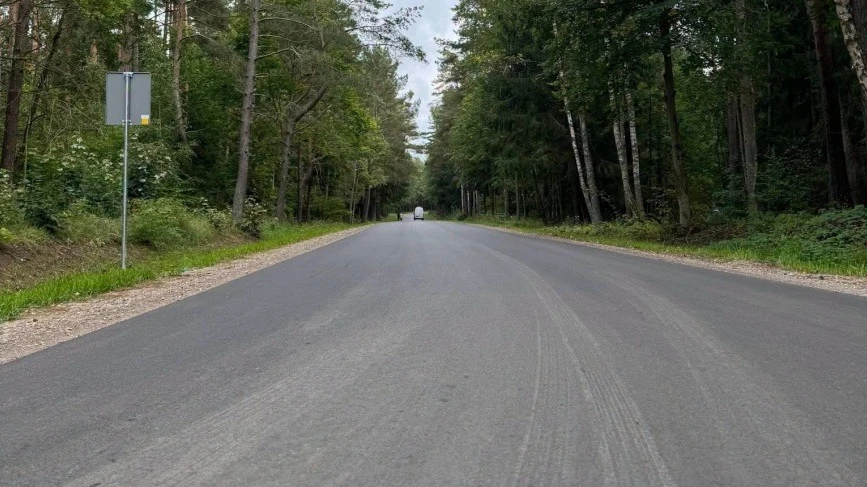 Lepsza komunikacja w powiecie węgorzewskim. Wyremontowano kluczową drogę z Pozezdrza do Harszu