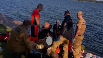 Tragedia w Starych Sadach. Mimo reanimacji nie udało się uratować kobiety