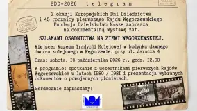 Szlakami osadnictwa na ziemi węgorzewskiej. Spotkanie w dawnym dworcu kolejowym