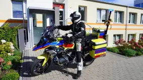 Motocyklowi ratownicy z Mazur podsumowują intensywny sezon