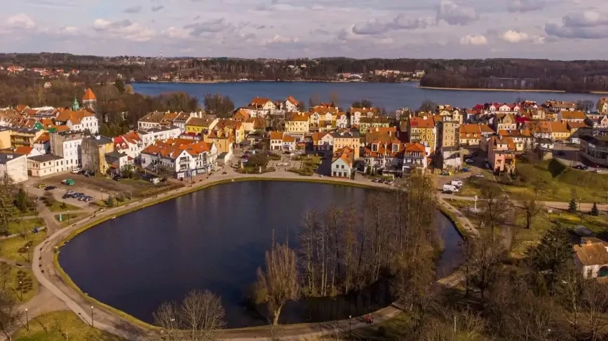 Mrągowo na Mazurach.
