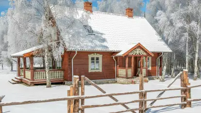Święta na Mazurach w MAZURYchillout Skorupki – rodzinny klimat w drewnianym domu nad jeziorem