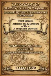 Śladami tajemnic Sensburga. Mrągowo świętuje 80-lecie swojej nazwy cyklem spacerów historycznych