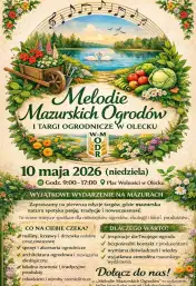 Melodie Mazurskich Ogrodów – nowe targi ogrodnicze w Olecku już w maju
