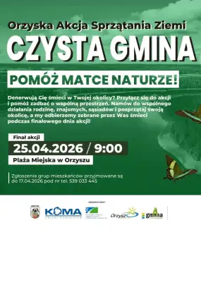 Zadbają o środowisko w Orzyszu