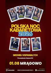 Polska Noc Kabaretowa 2026 w Mrągowie