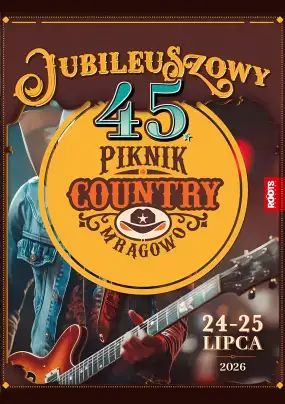 Jubileuszowe granie nad Czosem. Mrągowo szykuje się na 45. Piknik Country