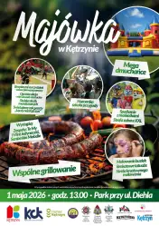 Majówkowy zawrót głowy w Kętrzynie – rodzinny piknik w parku przy ul. Diehla