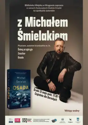 Spotkanie autorskie z Michałem Śmielakiem w Mrągowie