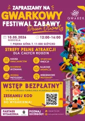 Mazury, śmiech dzieci i dzień pełen energii. Gwarek zaprasza na Festiwal Zabawy.