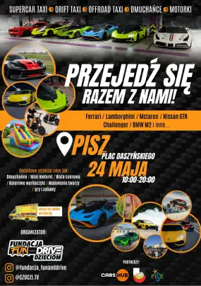 Superauta w służbie najmłodszym. Wielki piknik charytatywny w Piszu