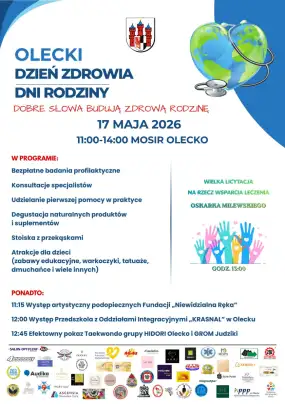Olecki Dzień Zdrowia. Rodzinna profilaktyka i wielkie serce dla Oskara