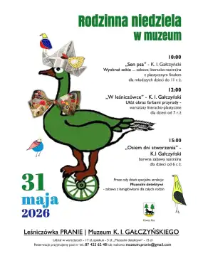 Rodzinna niedziela w Muzeum K. I. Gałczyńskiego w Praniu