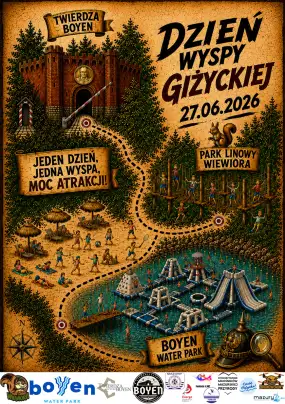 Wyspa Giżycka pełna atrakcji na rozpoczęcie sezonu wakacyjnego