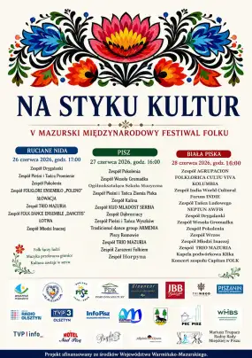 Na Styku Kultur. Zapraszamy na V Mazurski Międzynarodowy Festiwal Folku