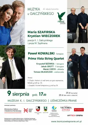 „Muzyka u Gałczyńskiego”. Wielkie rocznice, Chopin i duch „Pianisty” w Praniu