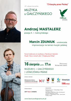 Marcin Zdunik i Andrzej Mastalerz w Leśniczówce Pranie